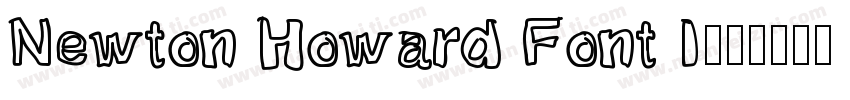 Newton Howard Font I字体转换